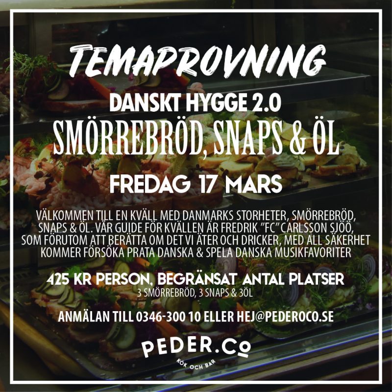 Smörrebröd, snaps & öl!